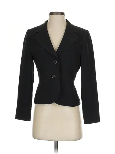 Pre-owned Talbots Blazer Jacket In Black