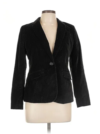 Pre-owned Talbots Blazer Jacket In Black