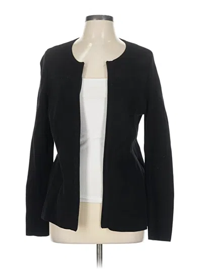 Pre-owned Talbots Blazer Jacket In Black