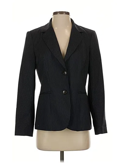 Pre-owned Talbots Blazer Jacket In Black