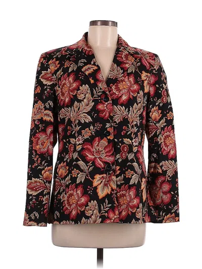Pre-owned Talbots Blazer Jacket In Black