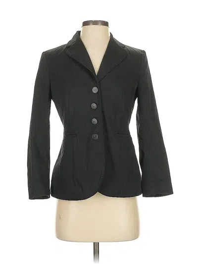Pre-owned Talbots Blazer Jacket In Black