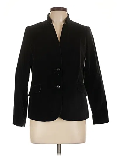 Pre-owned Talbots Blazer Jacket In Black