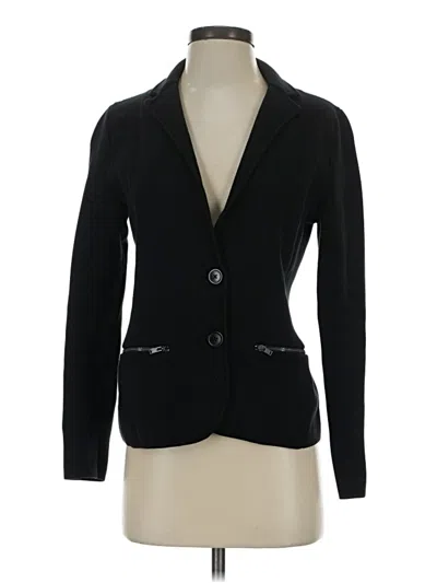 Pre-owned Talbots Blazer Jacket In Black