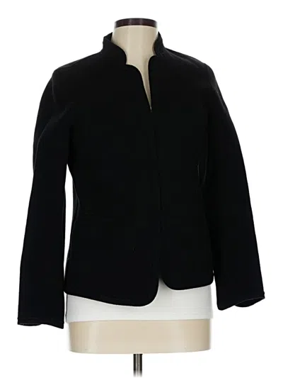 Pre-owned Talbots Blazer Jacket In Black