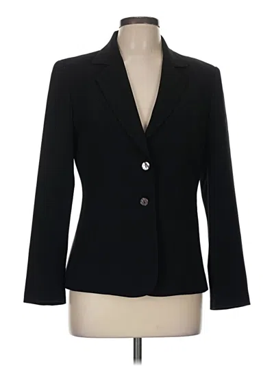 Pre-owned Talbots Blazer Jacket In Black