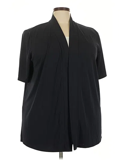 Pre-owned Talbots Blazer Jacket In Black