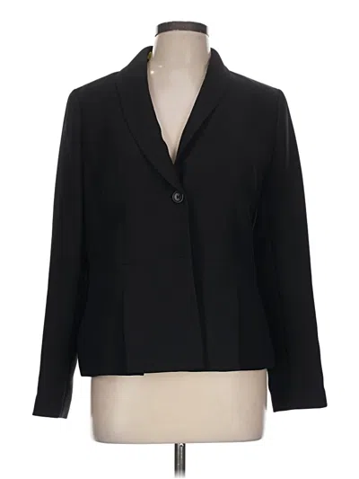 Pre-owned Talbots Blazer Jacket In Black