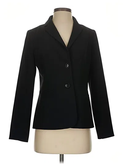 Pre-owned Talbots Blazer Jacket In Black