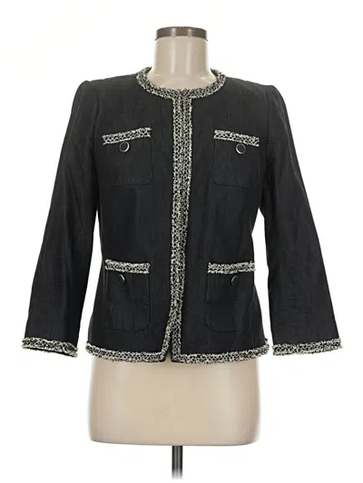 Pre-owned Talbots Blazer Jacket In Black