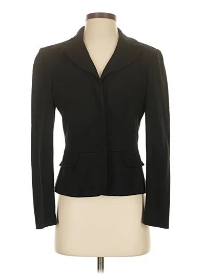 Pre-owned Talbots Blazer Jacket In Black