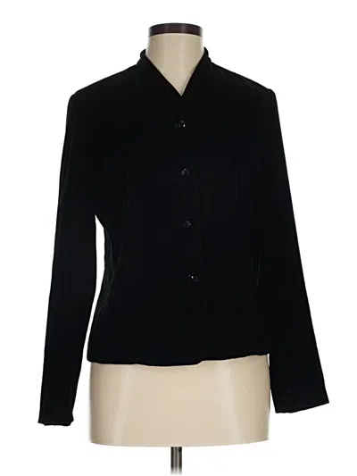 Pre-owned Talbots Blazer Jacket In Black