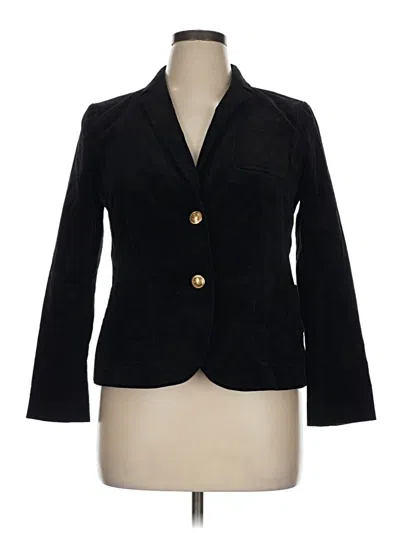 Pre-owned Talbots Blazer Jacket In Black