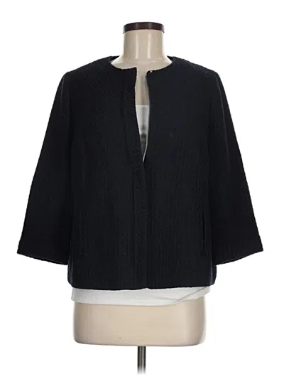 Pre-owned Talbots Blazer Jacket In Black