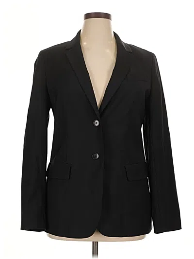 Pre-owned Talbots Blazer Jacket In Black