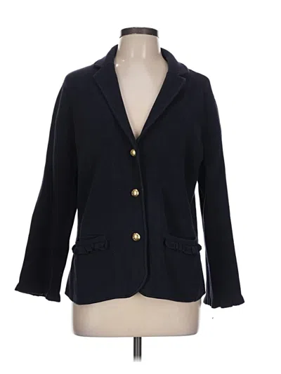 Pre-owned Talbots Blazer Jacket In Black