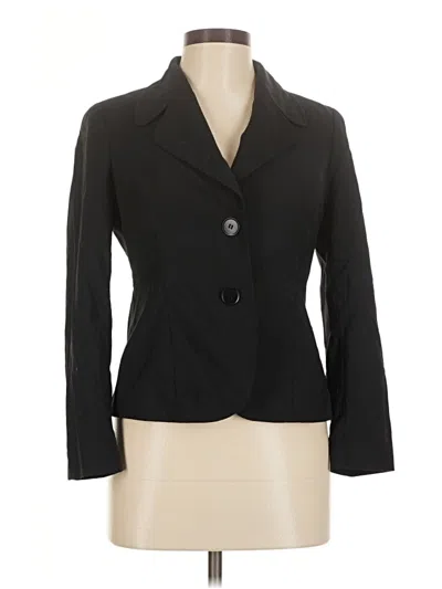 Pre-owned Talbots Blazer Jacket In Black