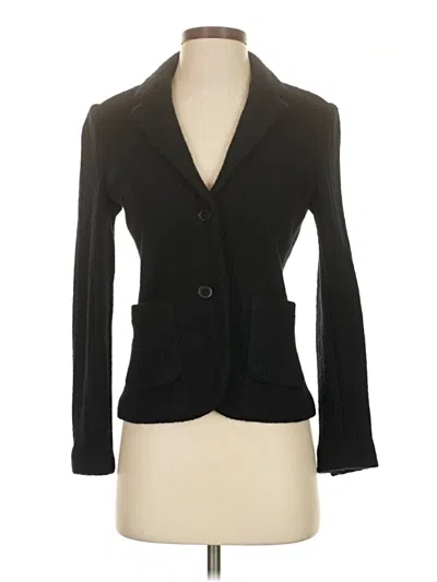 Pre-owned Talbots Blazer Jacket In Black