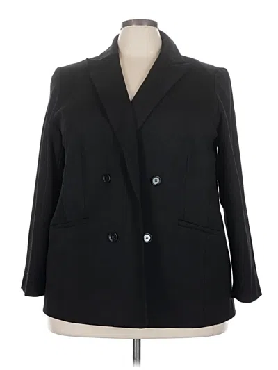 Talbots Blazer Jacket In Black