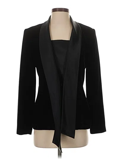 Pre-owned Talbots Blazer Jacket In Black