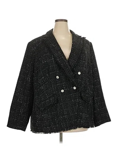 Talbots Blazer Jacket In Black