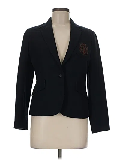 Pre-owned Talbots Blazer Jacket In Black