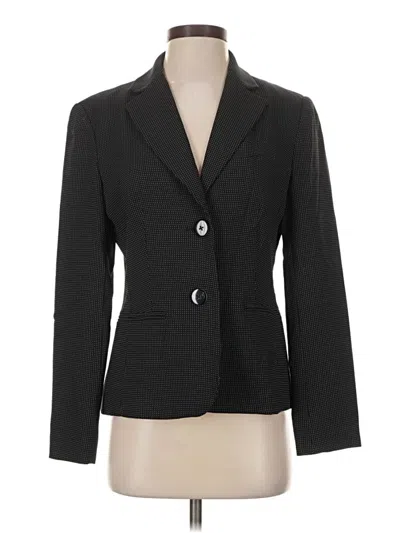Pre-owned Talbots Blazer Jacket In Black