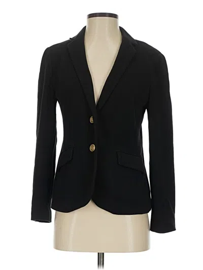 Pre-owned Talbots Blazer Jacket In Black