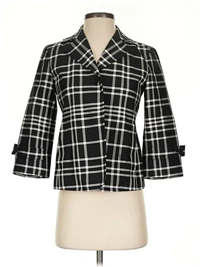 Pre-owned Talbots Blazer Jacket In Black