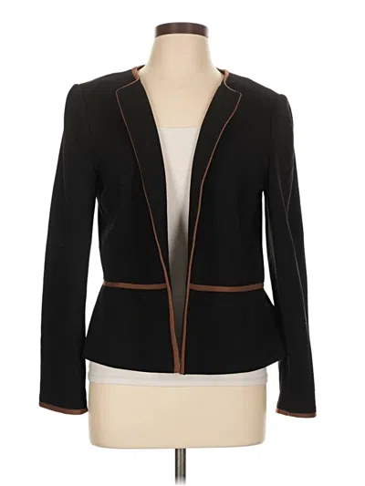 Pre-owned Talbots Blazer Jacket In Black