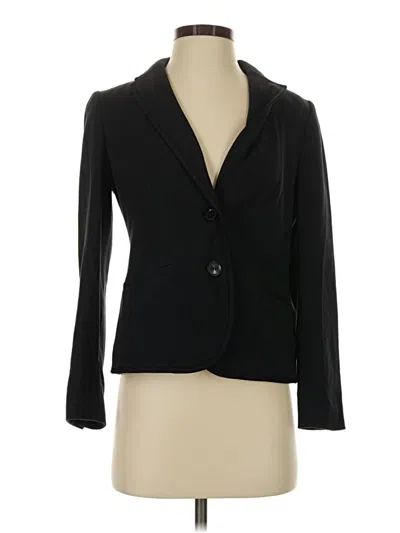 Pre-owned Talbots Blazer Jacket In Black
