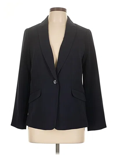 Pre-owned Talbots Blazer Jacket In Black
