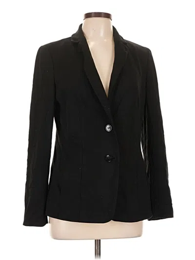 Pre-owned Talbots Blazer Jacket In Black