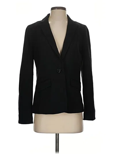 Pre-owned Talbots Blazer Jacket In Black