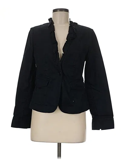 Pre-owned Talbots Blazer Jacket In Black