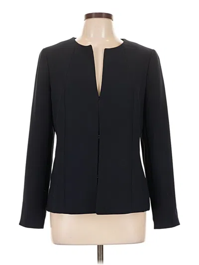 Pre-owned Talbots Blazer Jacket In Black