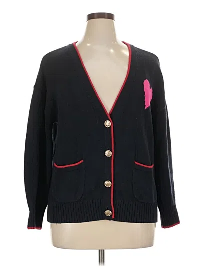 Pre-owned Talbots Blazer Jacket In Black