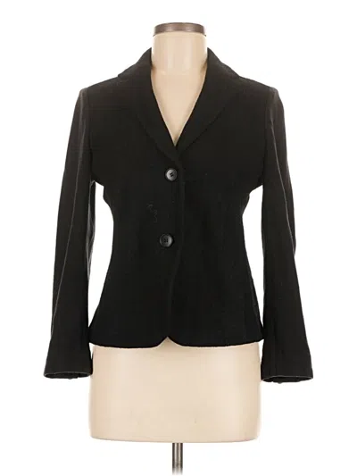 Pre-owned Talbots Blazer Jacket In Black