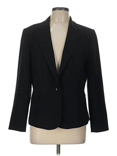 Pre-owned Talbots Blazer Jacket In Black