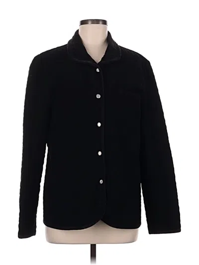 Pre-owned Talbots Blazer Jacket In Black