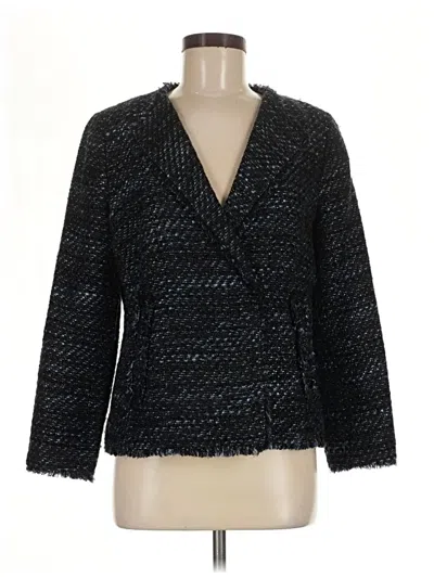 Pre-owned Talbots Blazer Jacket In Black