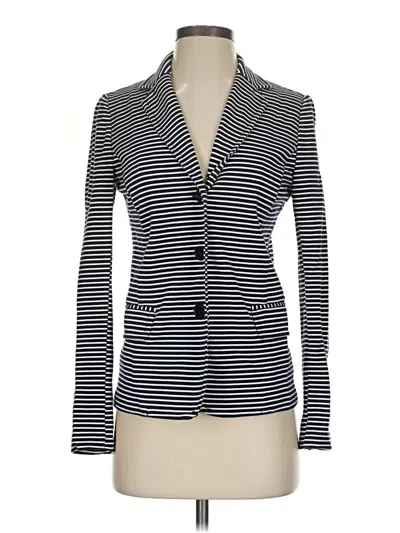 Pre-owned Talbots Blazer Jacket In Black