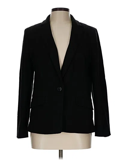 Pre-owned Talbots Blazer Jacket In Black