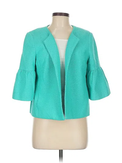 Pre-owned Talbots Blazer Jacket In Blue