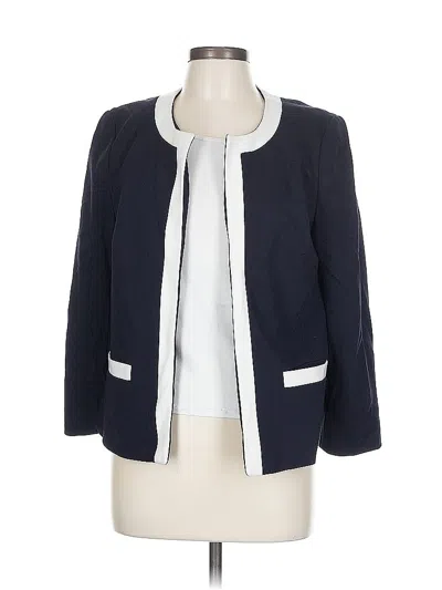 Pre-owned Talbots Blazer Jacket In Blue
