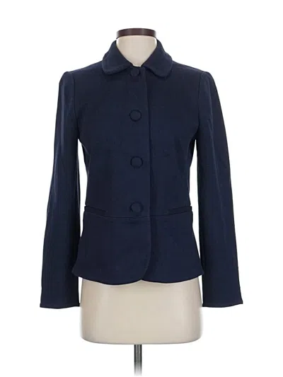 Pre-owned Talbots Blazer Jacket In Blue