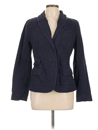 Pre-owned Talbots Blazer Jacket In Blue