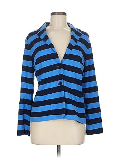 Pre-owned Talbots Blazer Jacket In Blue