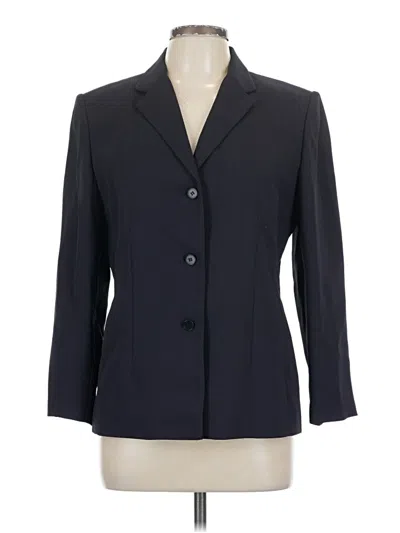 Pre-owned Talbots Blazer Jacket In Blue