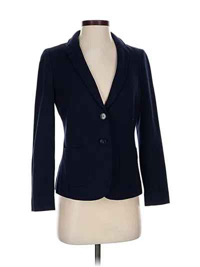 Pre-owned Talbots Blazer Jacket In Blue